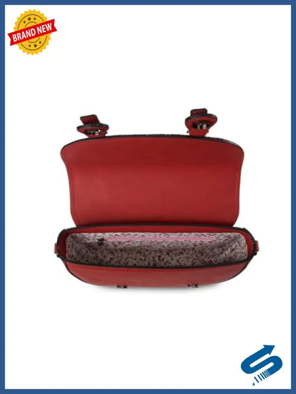 Vegan Leather Satchel with Harris Tweed Panel